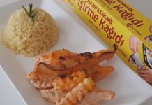 Fırında Kremalı Salçalı Tavuk-Patates